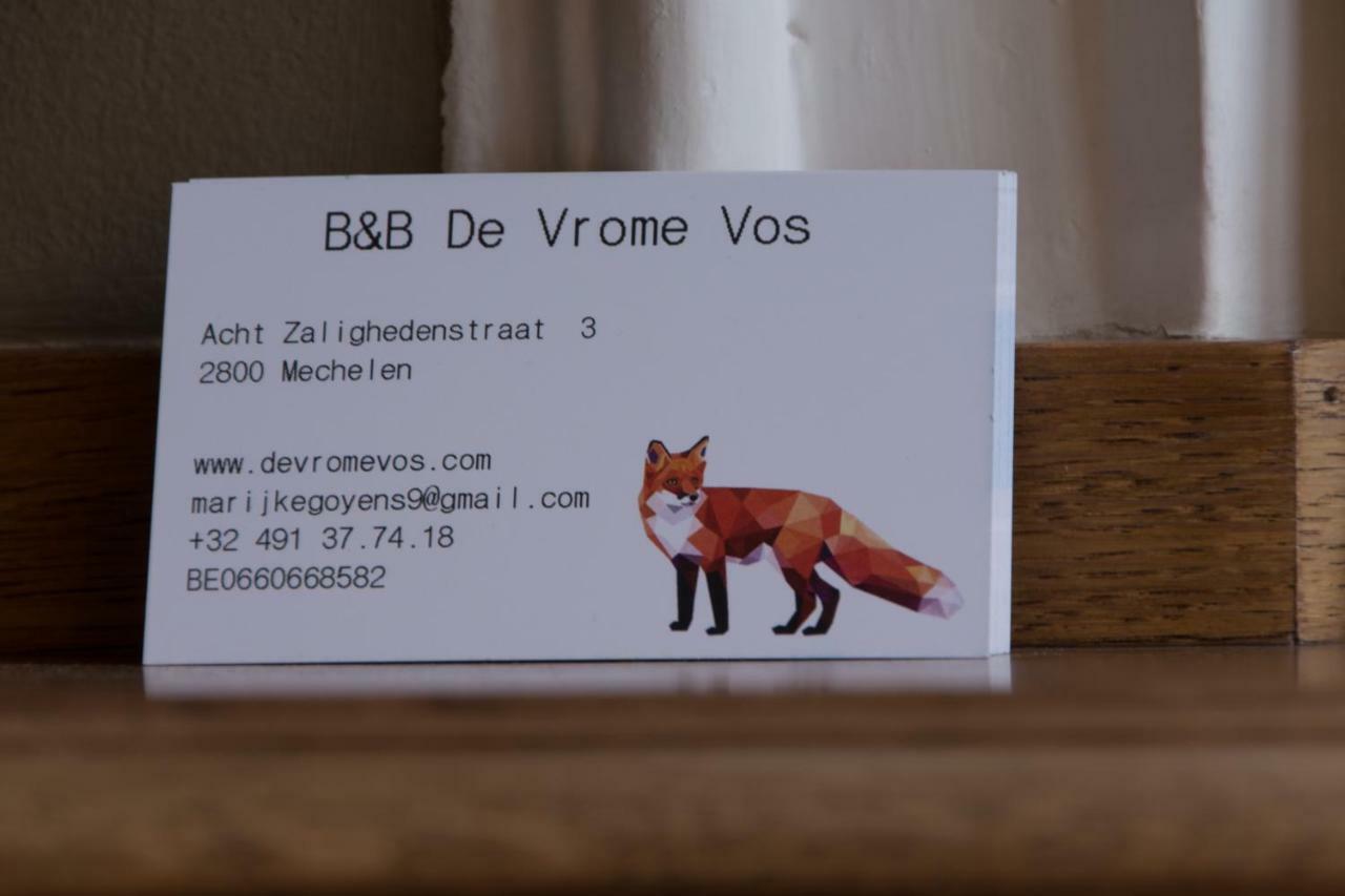 B&B De Vrome Vos Мехелен Екстер'єр фото